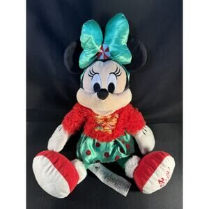 "Disney Christmas Minnie StoreMouse 2020 plush with tag15"